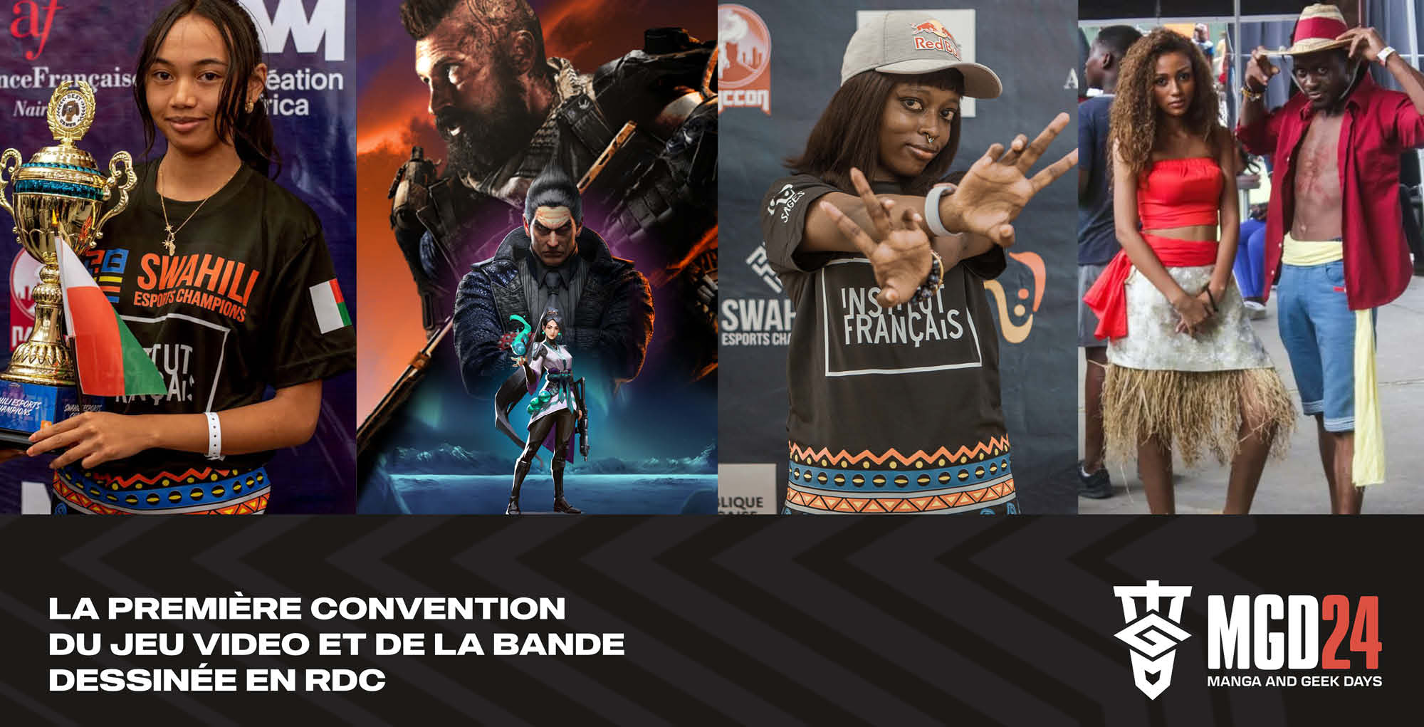 MANGA AND GEEK DAYS & KONGO ESPORTS CHAMPIONS 2024 // JEUX VIDÉOS ET BD